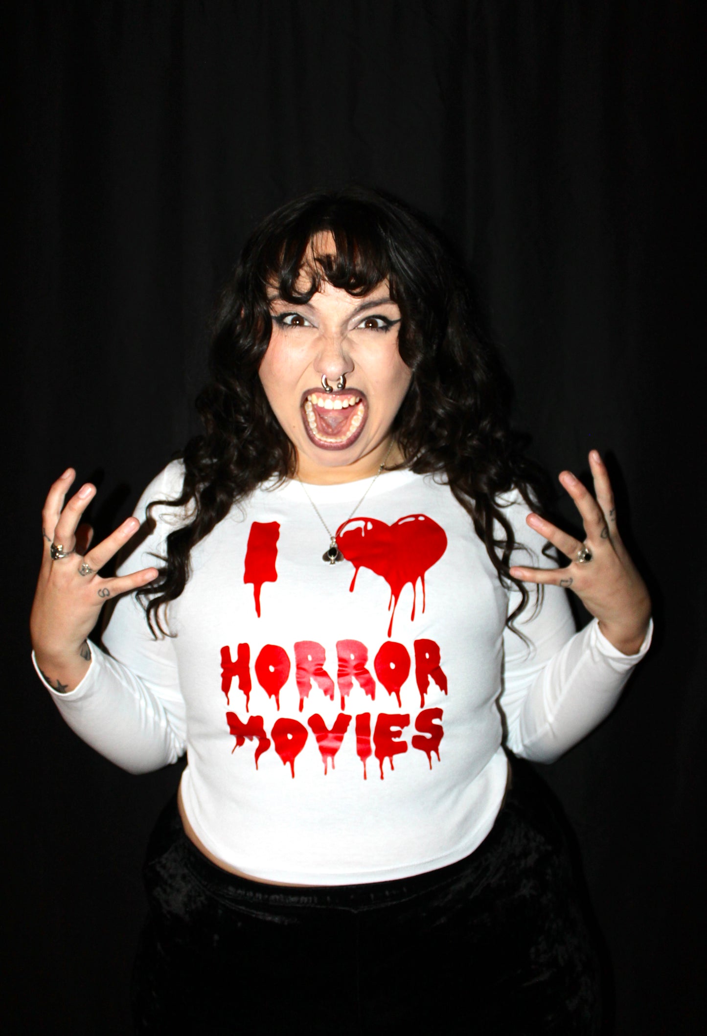 I Love Horror Movies T-Shirt