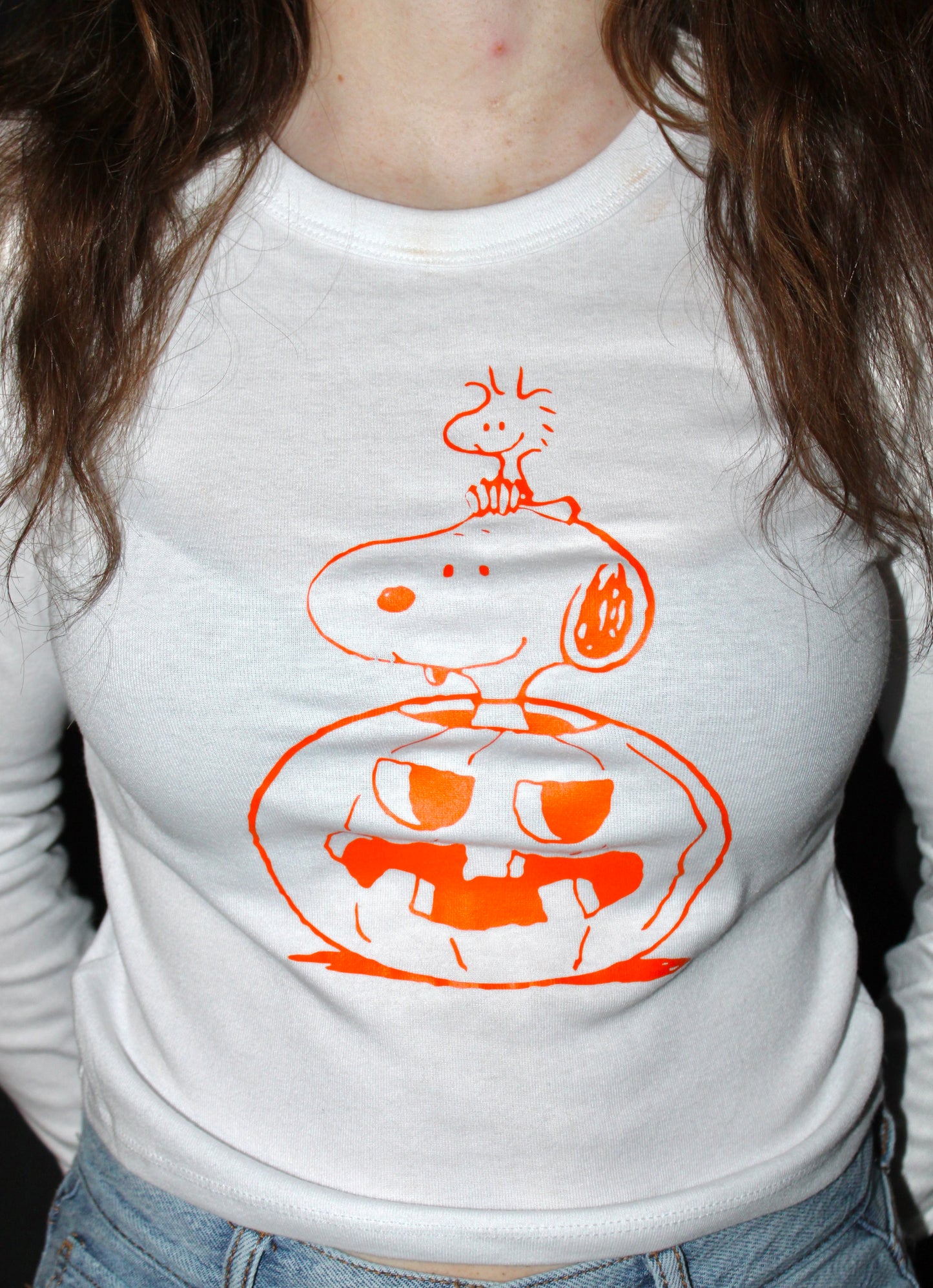 Snoopy & Woodstock In Pumpkin T-Shirt