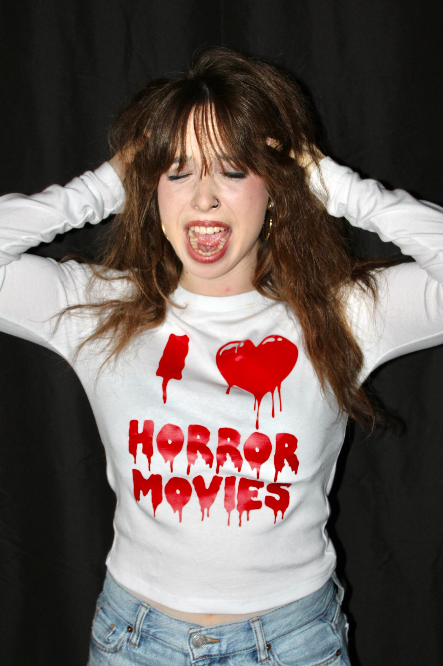 I Love Horror Movies T-Shirt