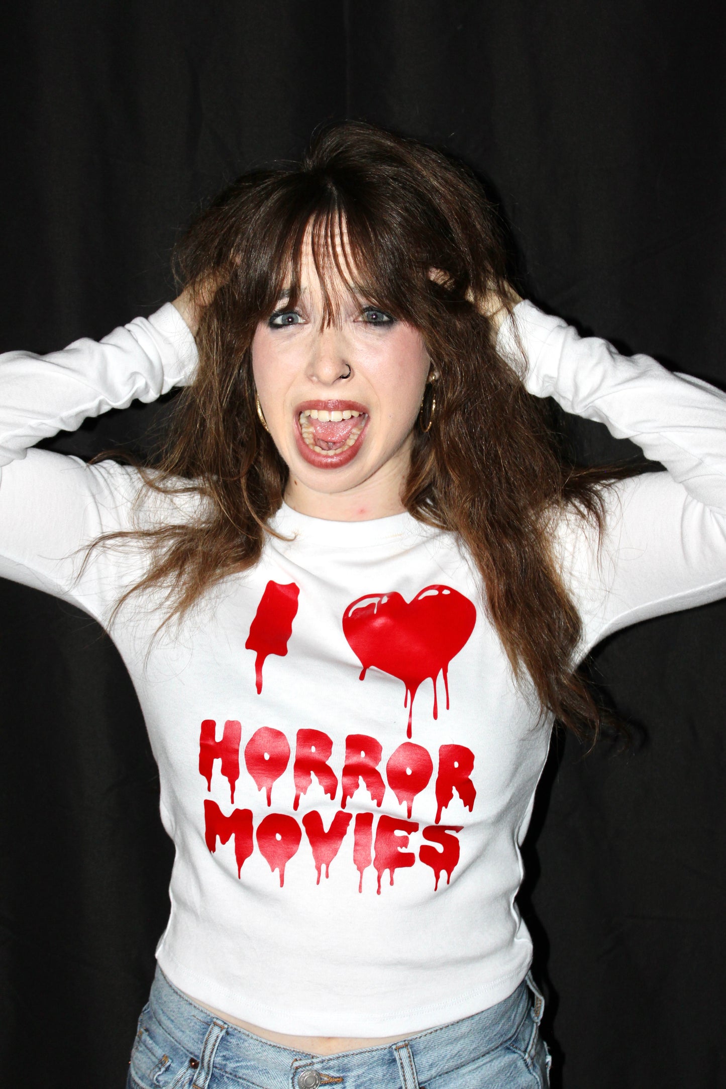 I Love Horror Movies T-Shirt
