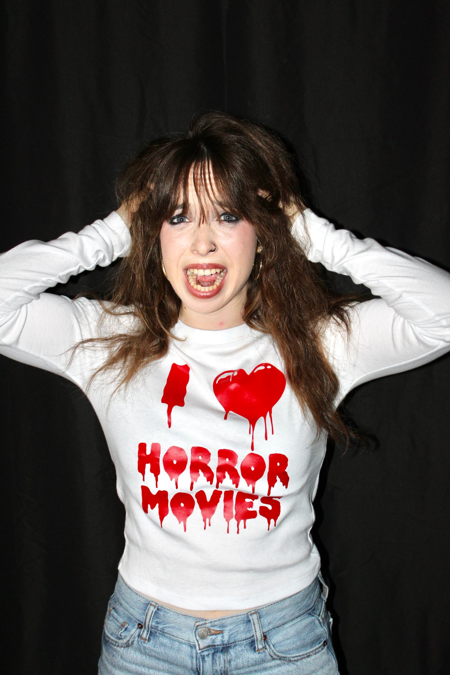 I Love Horror Movies T-Shirt