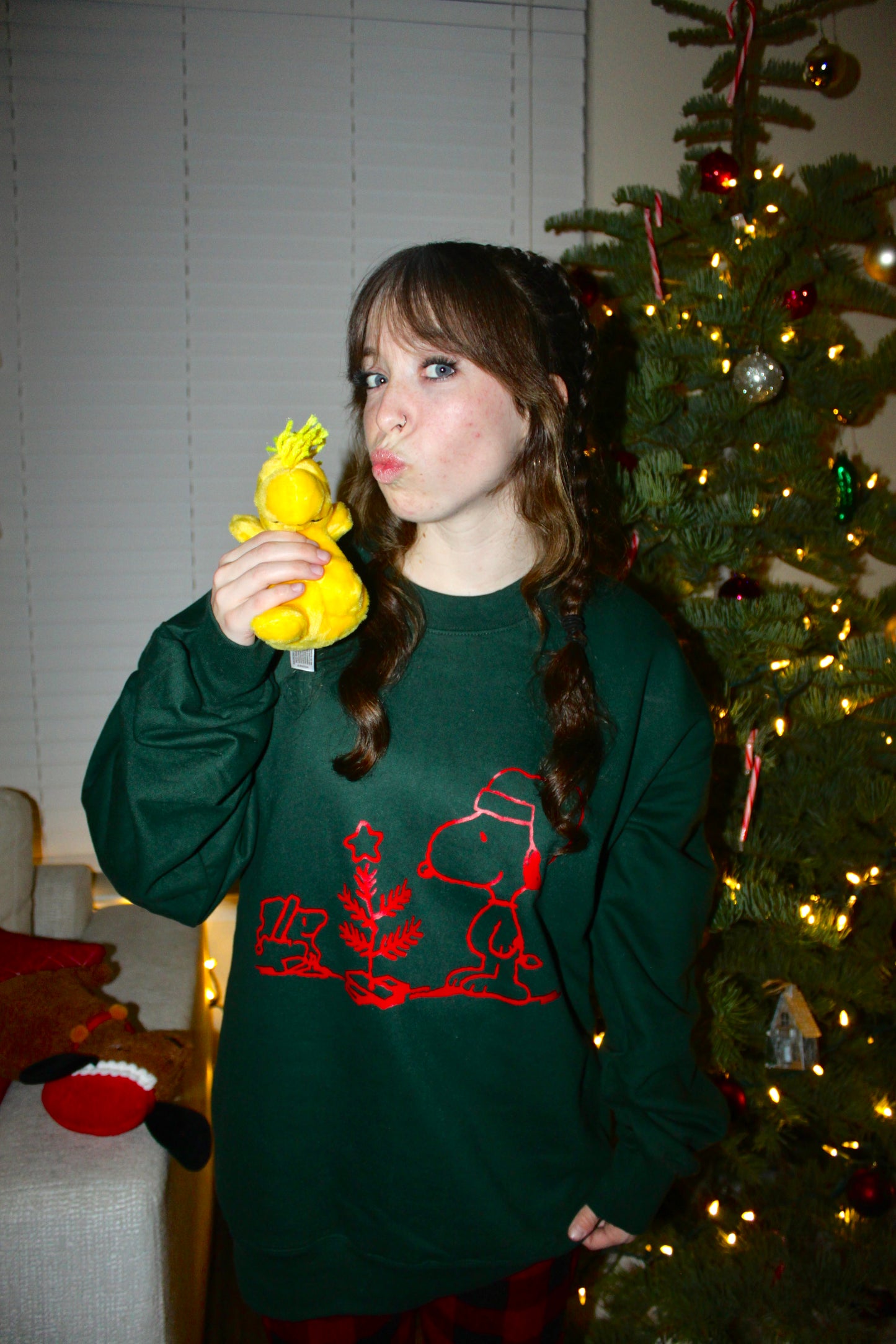 Christmas Snoopy & Woodstock Crewneck