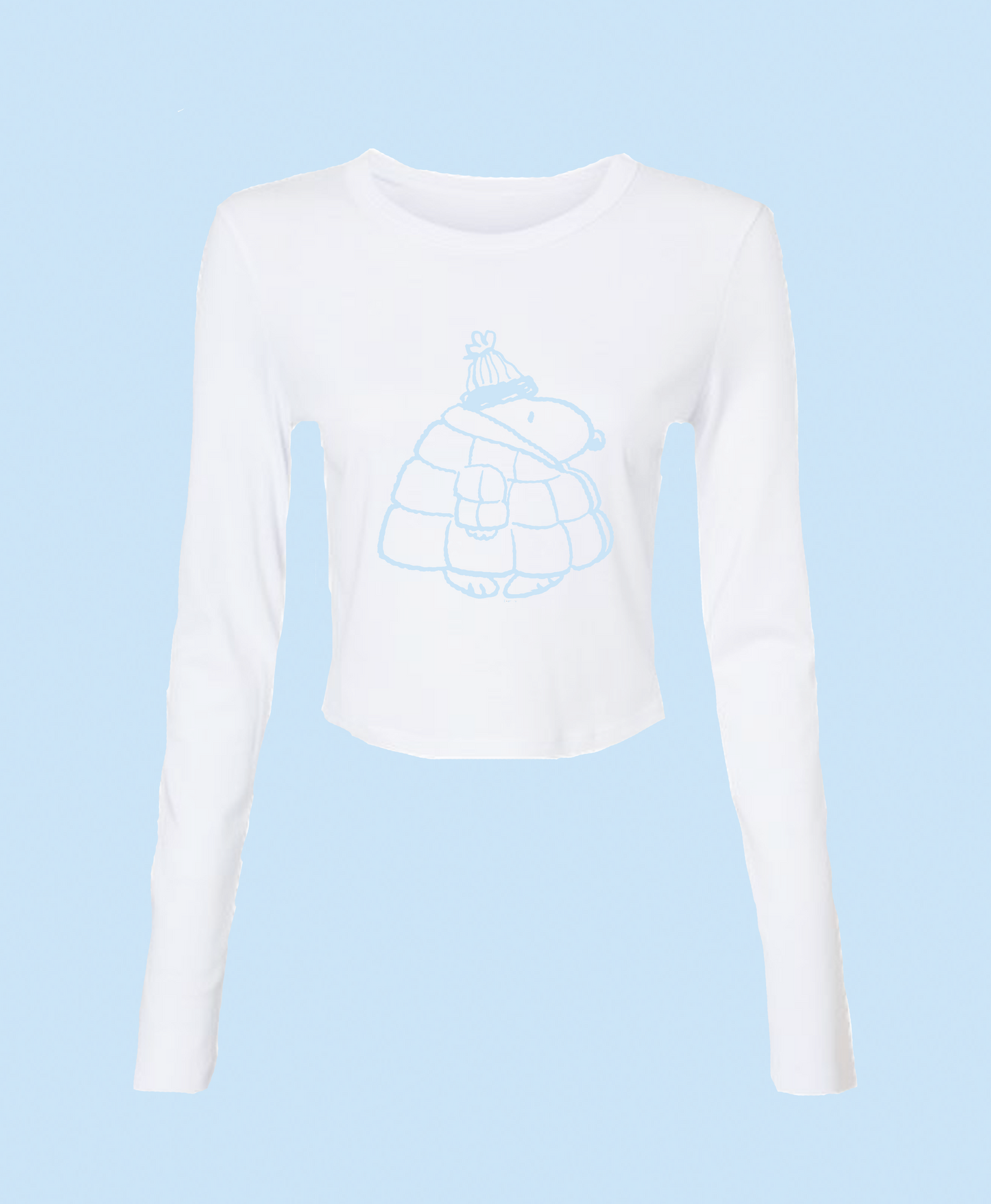 Puffer Snoopy Baby Tee Long Sleeve