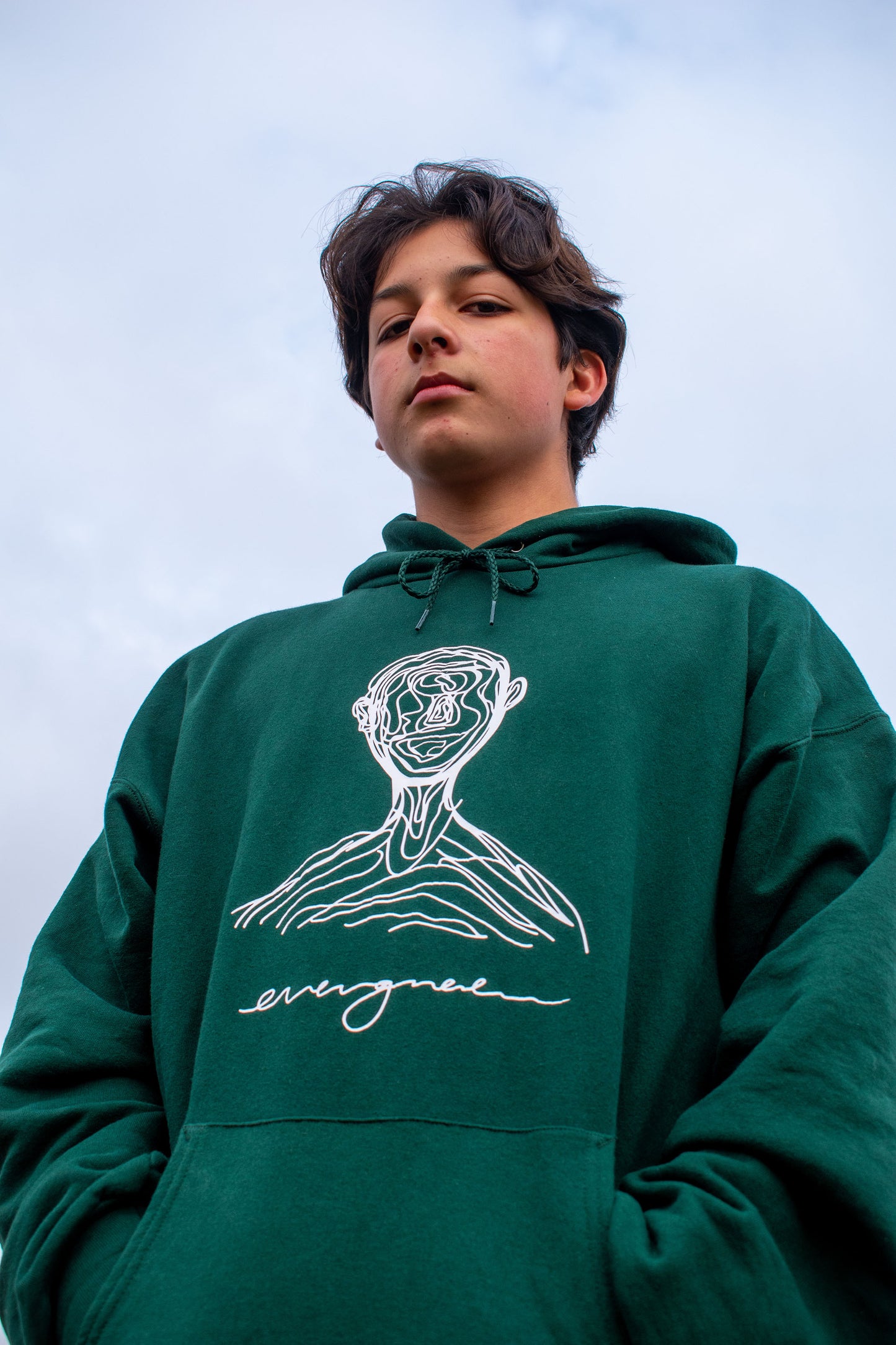 Evergreen Forest Green Hoodie