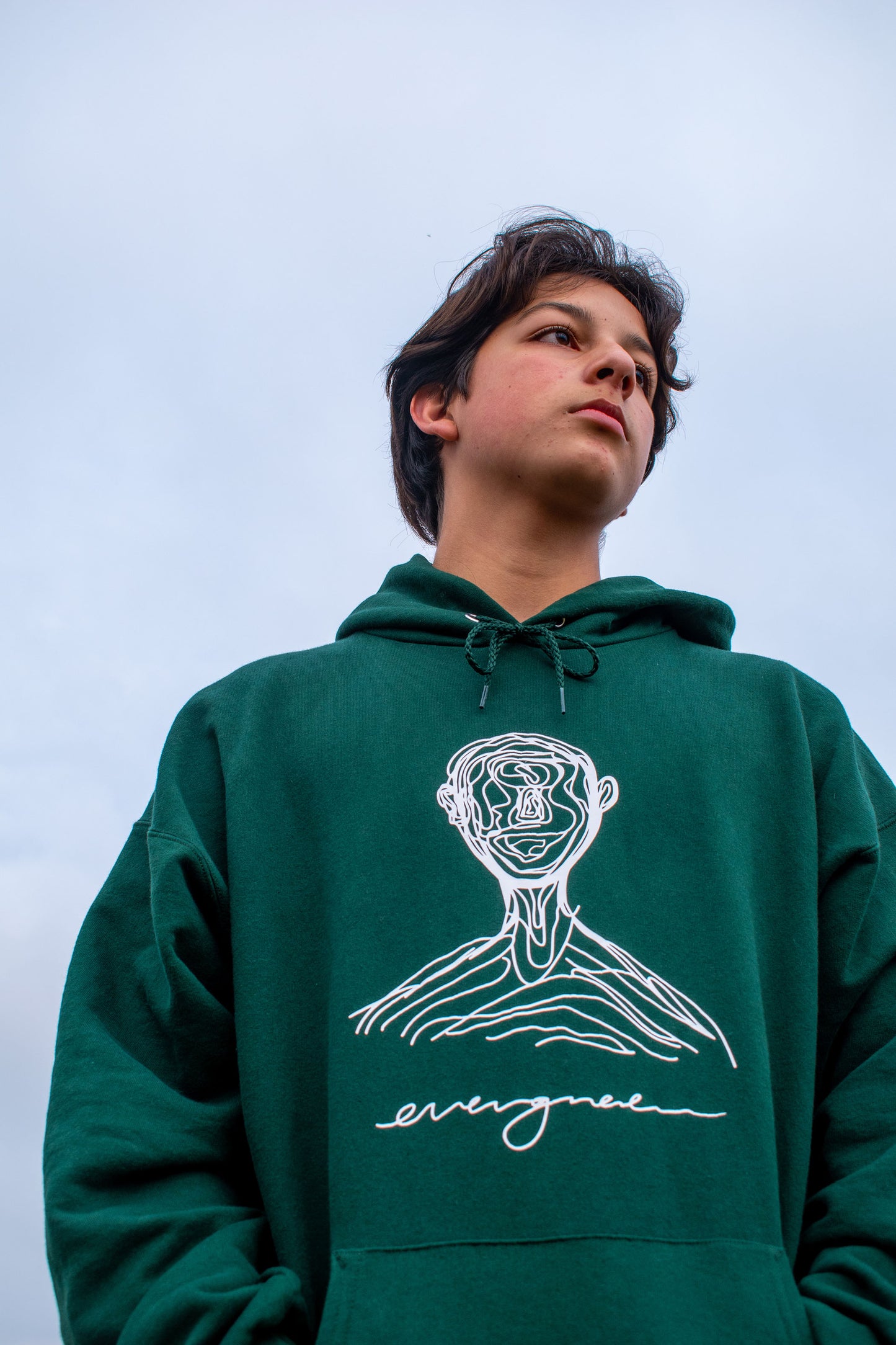 Evergreen Forest Green Hoodie