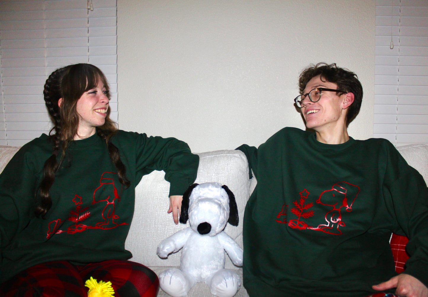 Christmas Snoopy & Woodstock Crewneck