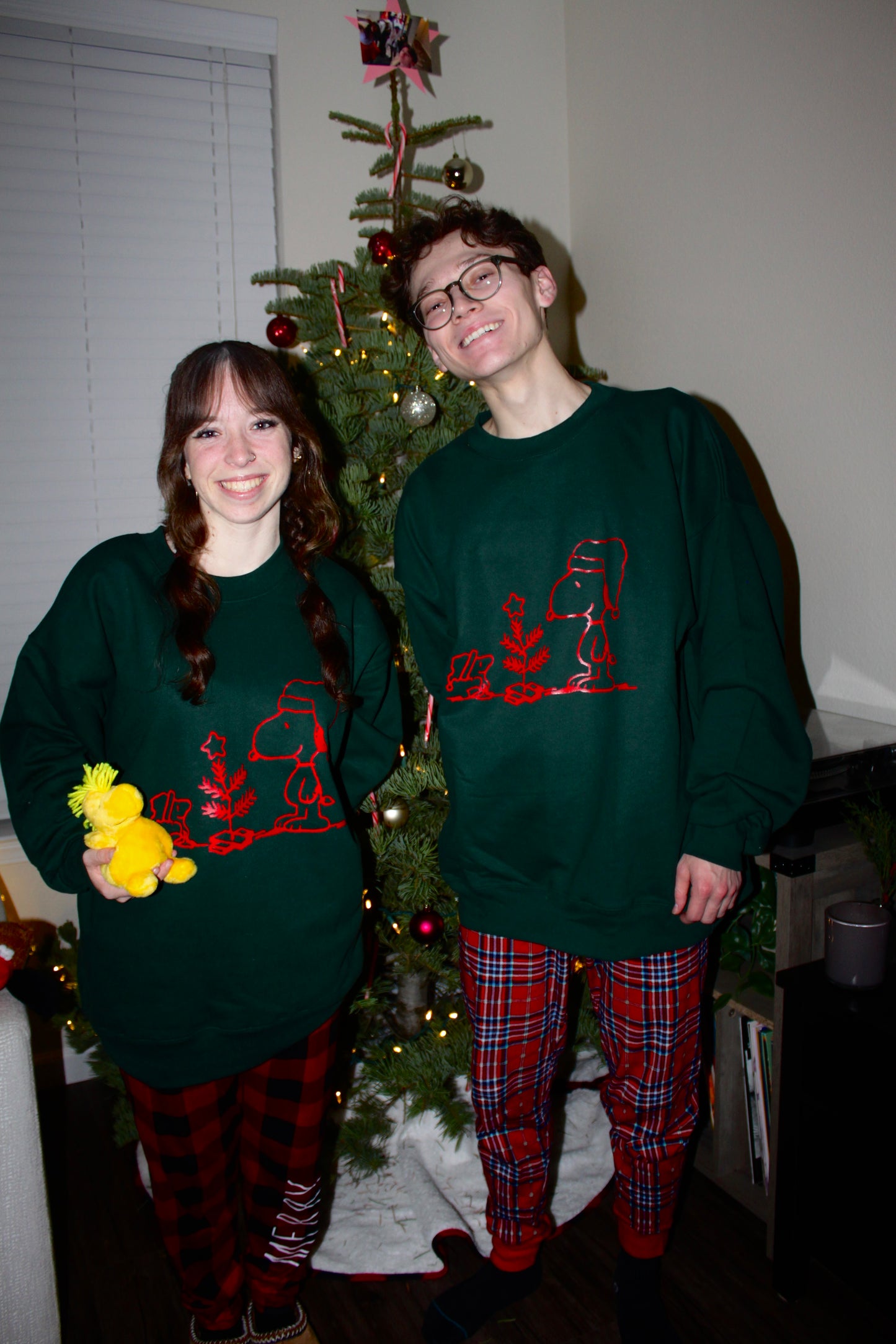 Christmas Snoopy & Woodstock Crewneck