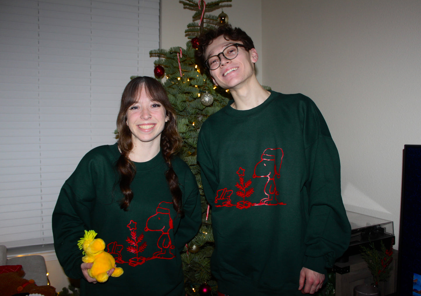 Christmas Snoopy & Woodstock Crewneck
