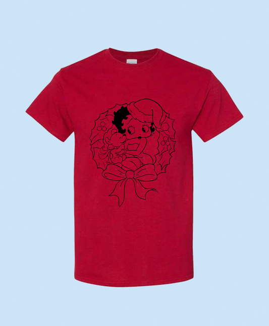 Betty Boop Wreath Unisex T-Shirt