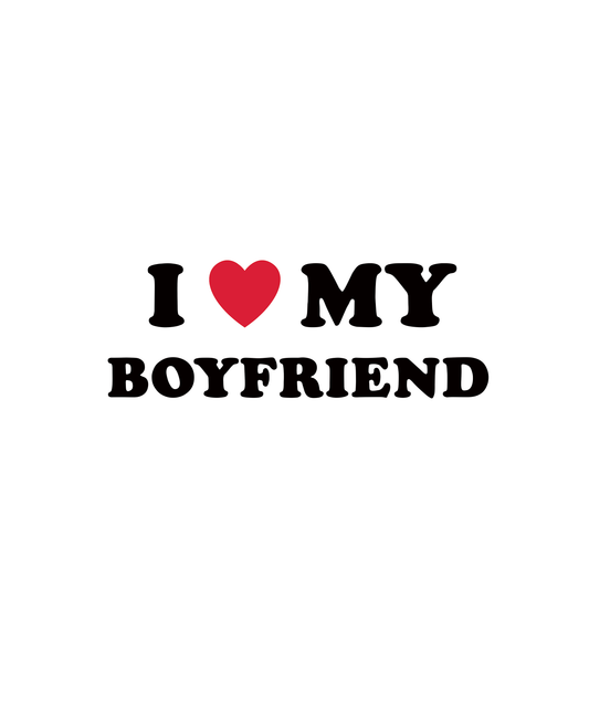 I Love My BF Sticker