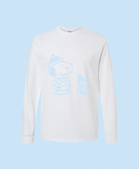 Puffer Snoopy & Woodstock Unisex Long Sleeve