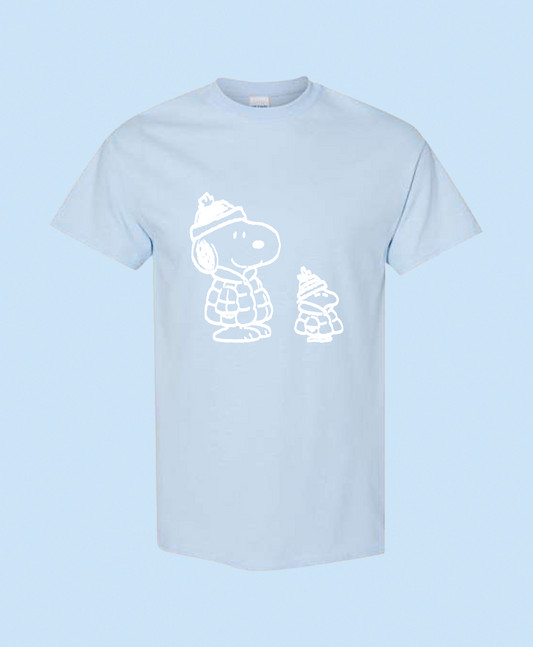 Puffer Snoopy & Woodstock Unisex T-Shirt