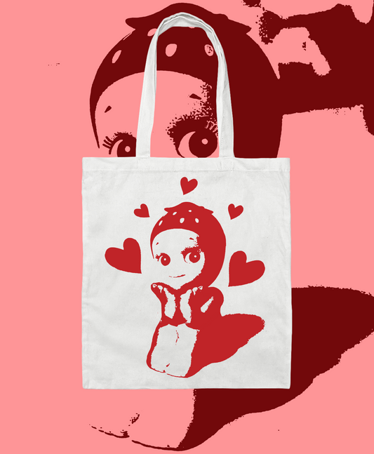 Strawberry Sonny Angel Tote Bag